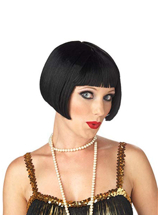 شعر مستعار كلاسيكي بشكل امرأة شابة Short
