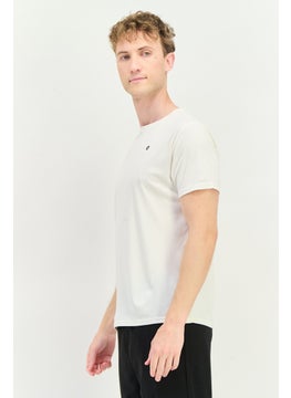 RBX Men Sportswear Fit Short Sleeves Training T-Shirt, Ivory  - Image 4
