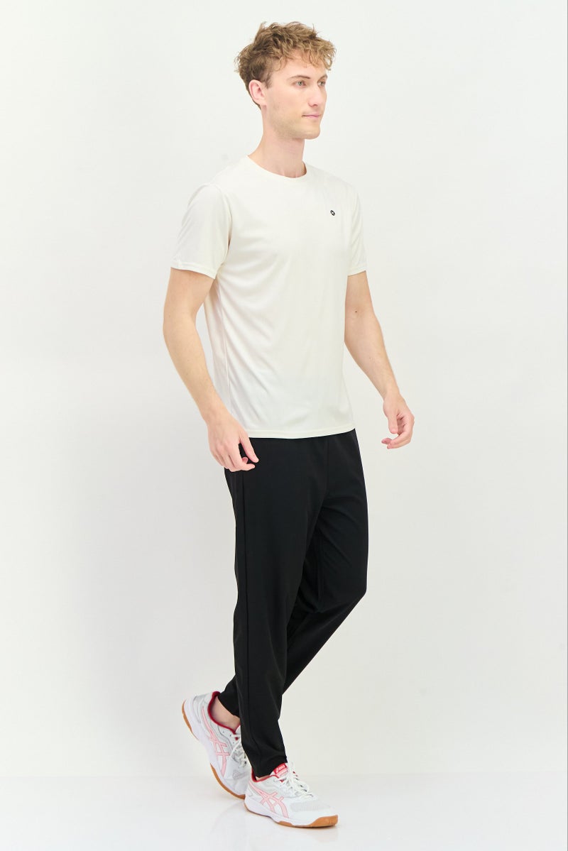 RBX Men Sportswear Fit Short Sleeves Training T-Shirt, Ivory  - Image 2