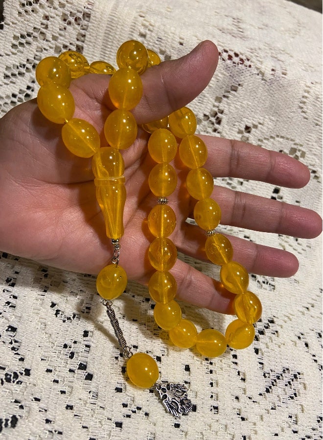 Faturan Prayer Beads For Men 28 Beads Size 13.5mm x 15.5mm - Image 4