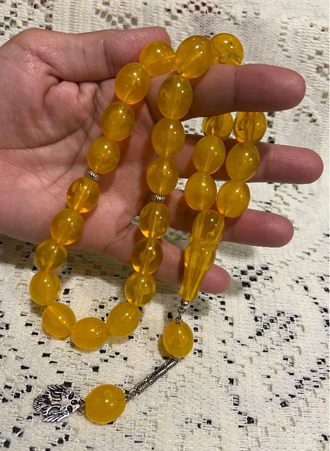 Faturan Prayer Beads For Men 28 Beads Size 13.5mm x 15.5mm - Image 3