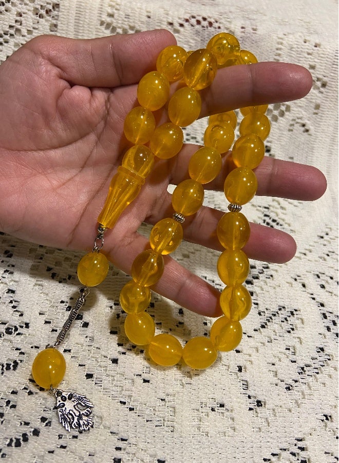 Faturan Prayer Beads For Men 28 Beads Size 13.5mm x 15.5mm - Image 2