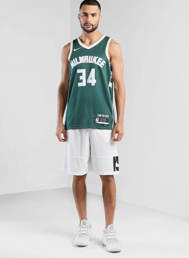 Nike Milwaukee Bucks Swingman Icon Jersey