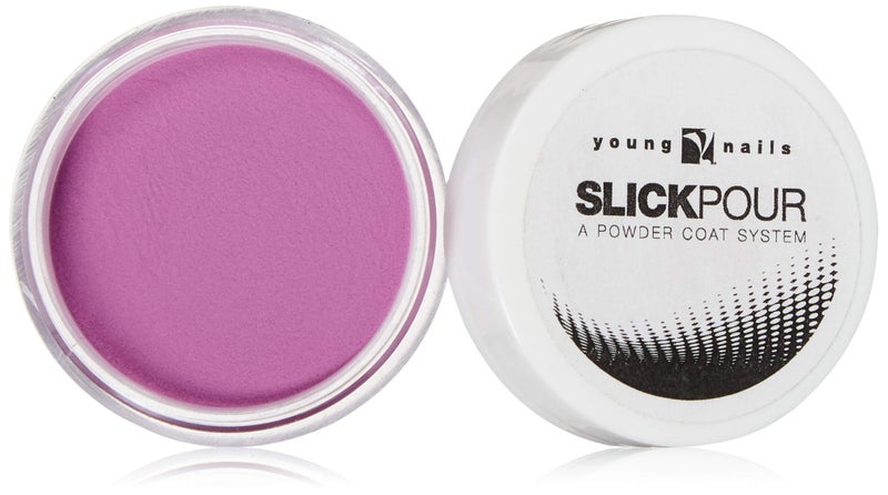 Young Nails SlickPour Dip Powder - Extended Wear Dip Powder Nail Color for use with SlickPour System Prep, Base, Activator & Top Coat, Fortified with Calcium & Vitamin E, Bruiser, 15g - Image 1