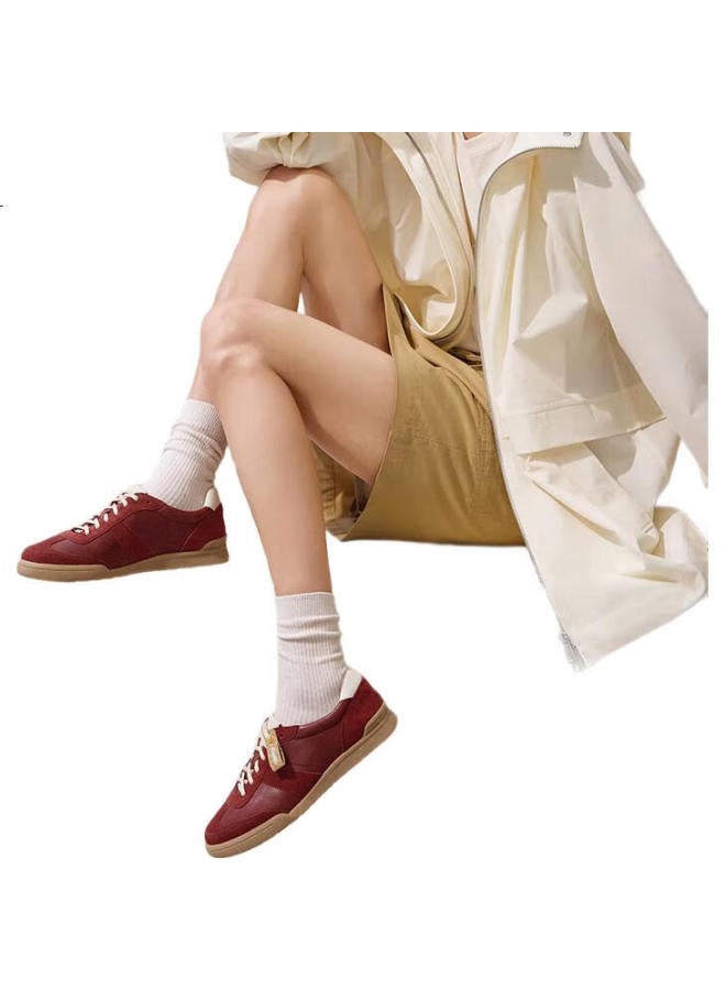 Bata Women'S Casual Shoes Autumn Mall Commuting Soft Bottom Board Shoes Aco29Cm4 Red Size 38 - Image 3