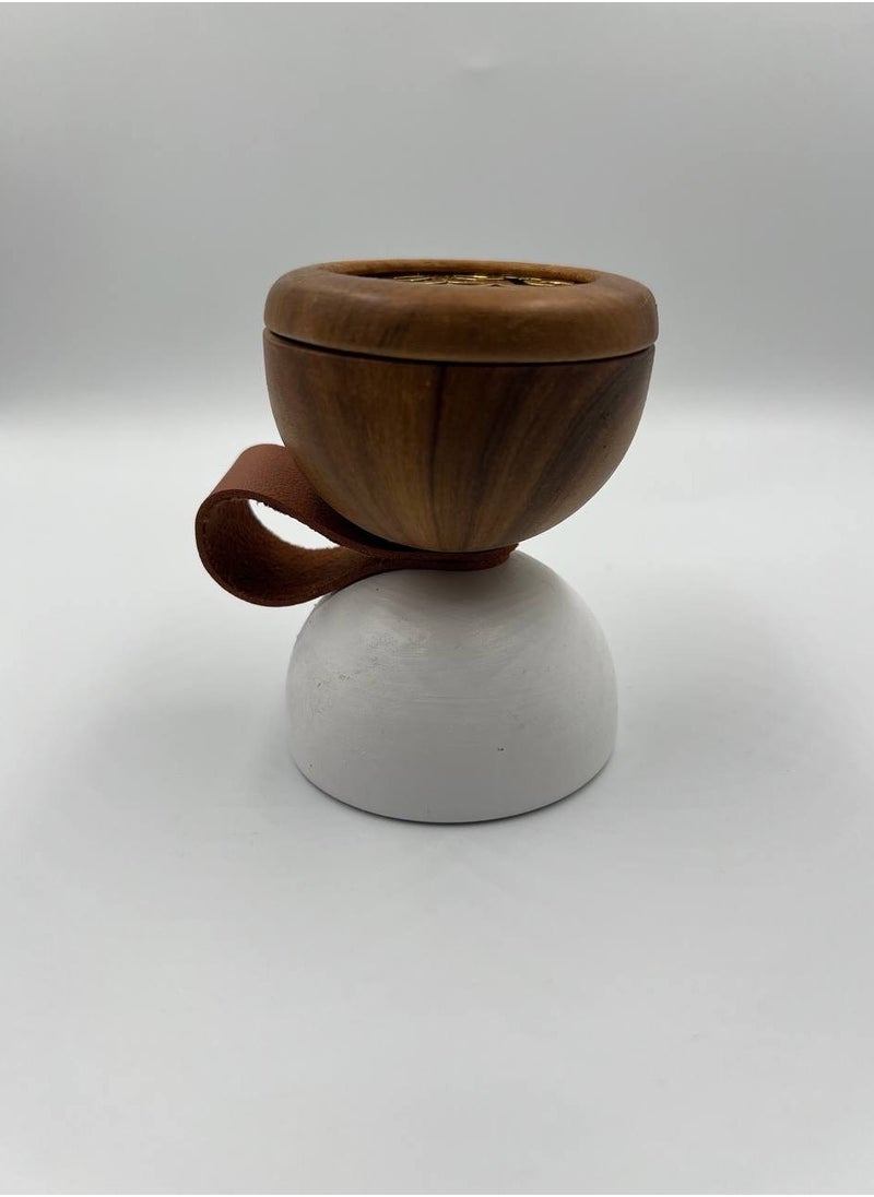 Generic Luxurious Incense Burner With Ceramic Base, 8 Cm Long, Small Size  - Image 1