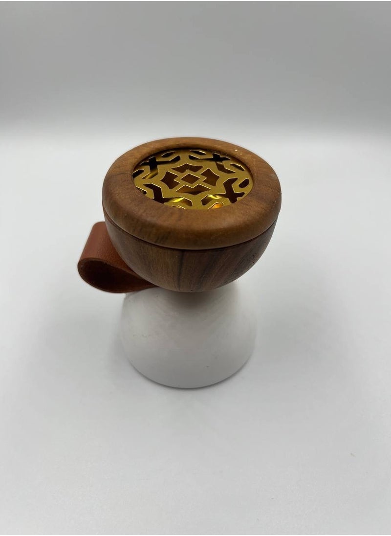 Generic Luxurious Incense Burner With Ceramic Base, 8 Cm Long, Small Size  - Image 2