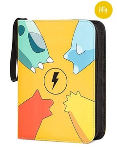 Filly Filly Card Holder Album Binder for Pokemon Cards Trading Cards Holder Collector Album holder holds 400 Cards with 50 Removable Sheets and 4 Pockets  - Image 1