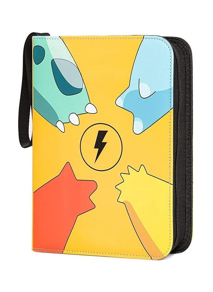 Filly Filly Card Holder Album Binder for Pokemon Cards Trading Cards Holder Collector Album holder holds 400 Cards with 50 Removable Sheets and 4 Pockets  - Image 2