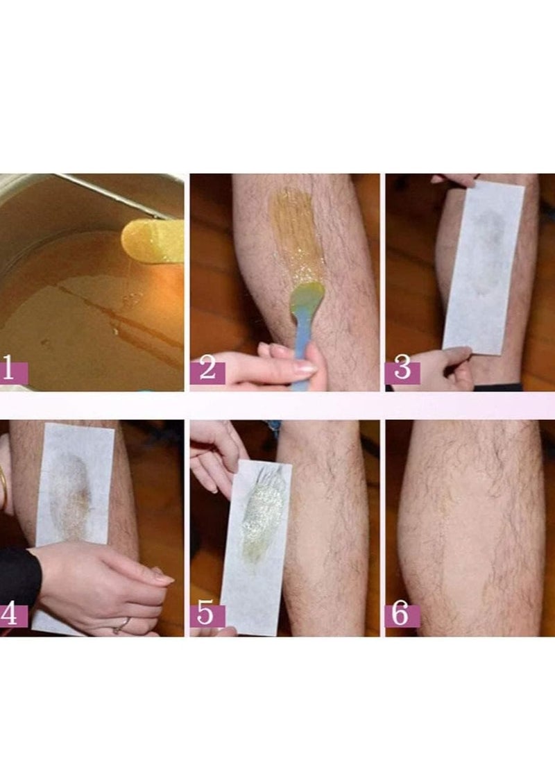 Generic - Wax Strips for Effective and Easy Hair Removal from Large and Small Areas - Pack of 100 for Home Beauty Care - Image 1