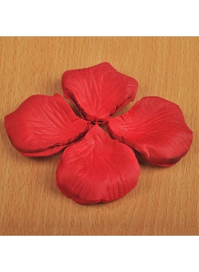 600-Piece Artificial Rose Petal Set Rose Red，for Bedroom, Wedding Party, Confession Party Decorations, Anniversaries, Valentine's Day and Birthday - Image 3