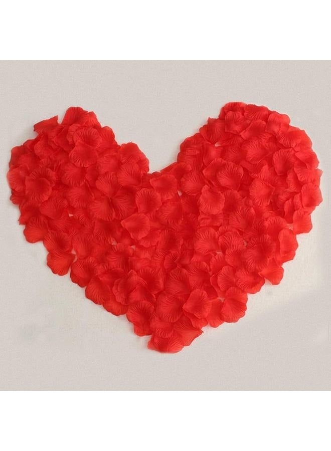 600-Piece Artificial Rose Petal Set Rose Red，for Bedroom, Wedding Party, Confession Party Decorations, Anniversaries, Valentine's Day and Birthday - Image 4