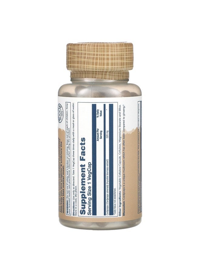 SOLARAY Cordyceps | 100 Count - Image 2