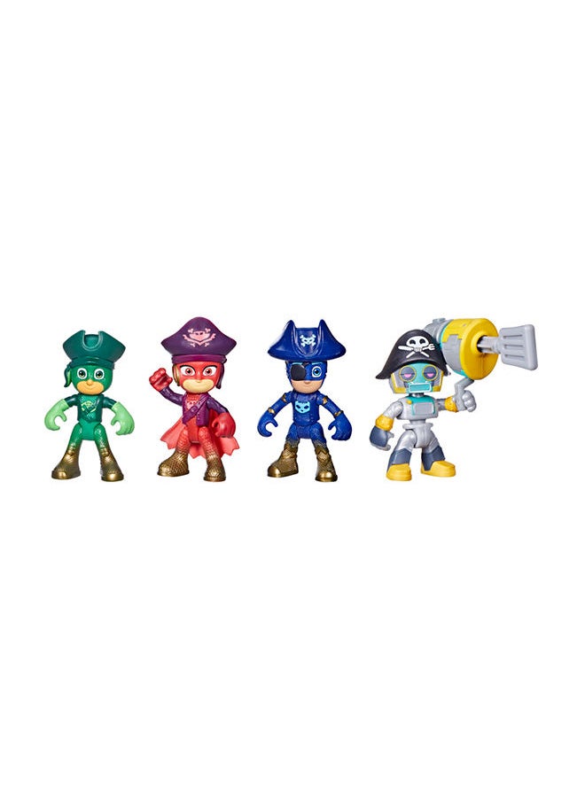 PJMASKS - مجموعة تماثيل الأبطال بي جي ماسك للأطفال 3 سنوات وما فوق تتضمن 4 تماثيل بي جي ماسك و 1 ملحق - Image 1