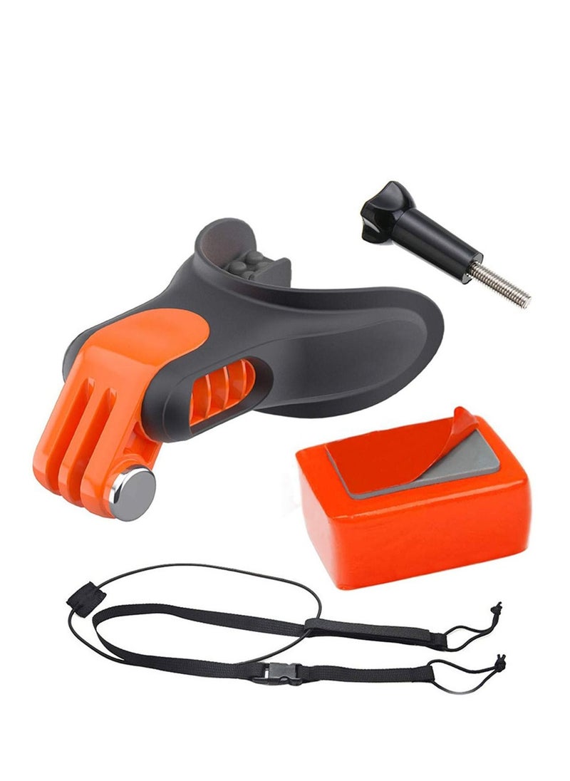 Y&D - Surfboard Diving Camera Accessories for Hero 7/6/5 Action Sports Non-Slip Floating Bite Mount Underwater Camcorder Surfing - Image 1