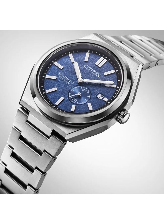 ساعة ميكانيكية رجالية بسوار سوبر تيتانيوم - - . مم