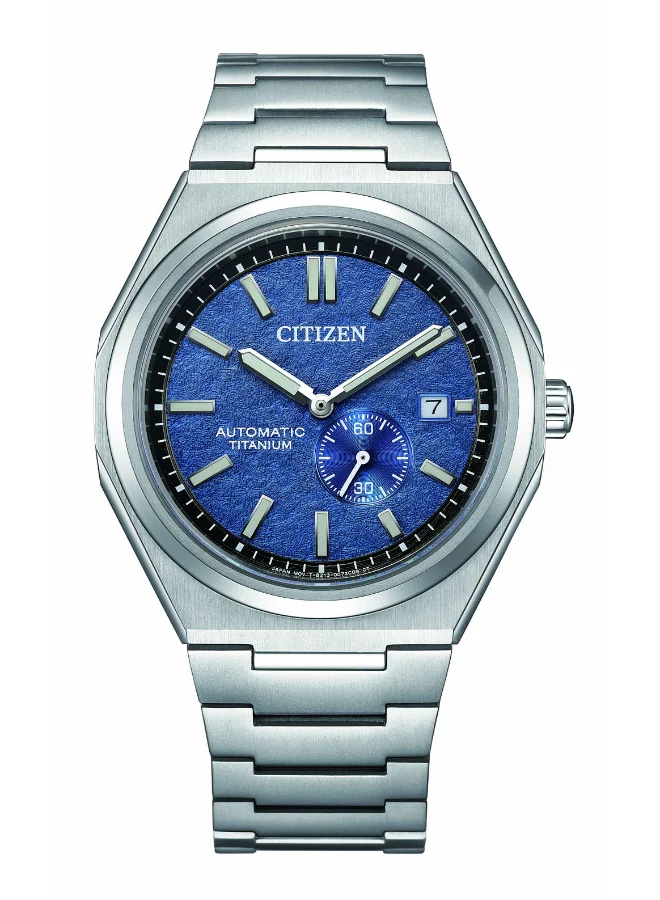 سيتيزن Men's Super Titanium Strap Mechanical Men Watch NJ0180-80L - 40.5 mm