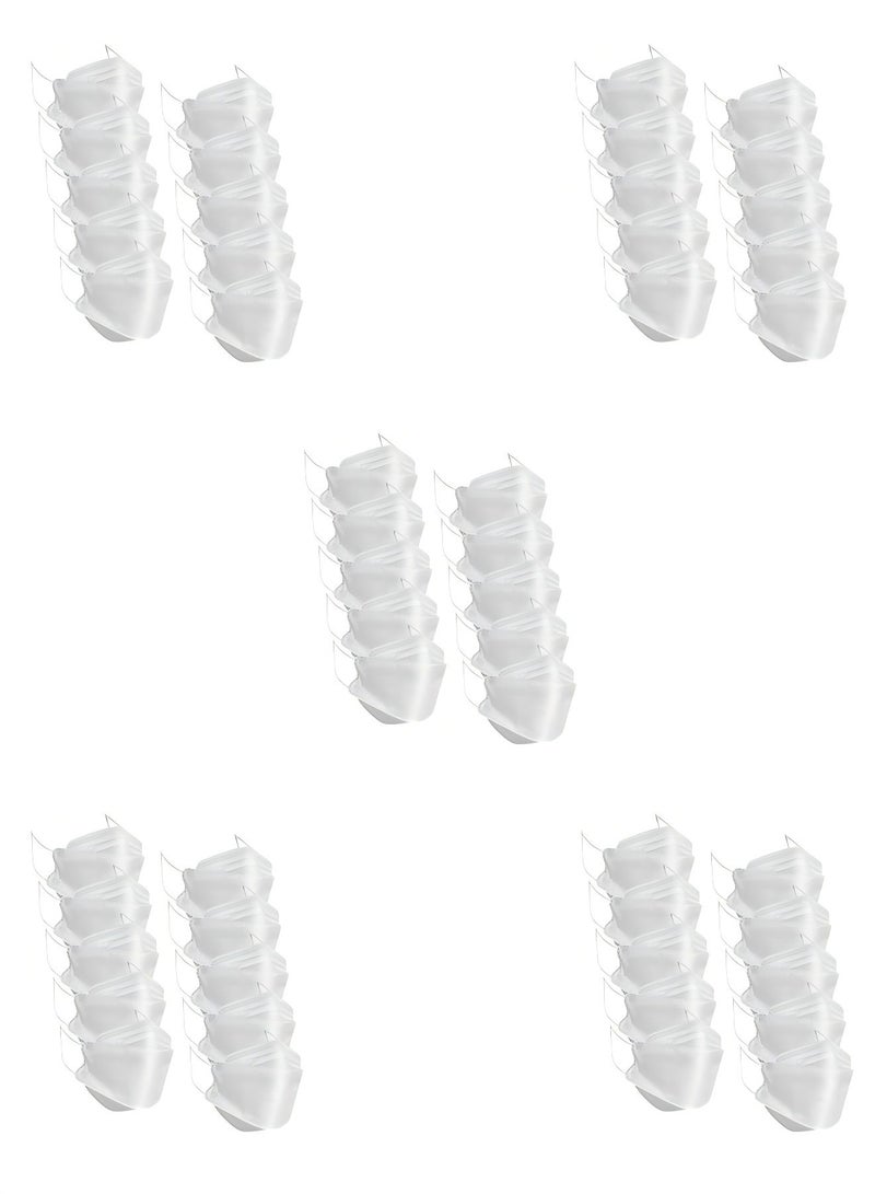 ماركة غير محددة Pack Of 50 Pieces N95 Mask White For Adults  - Image 1