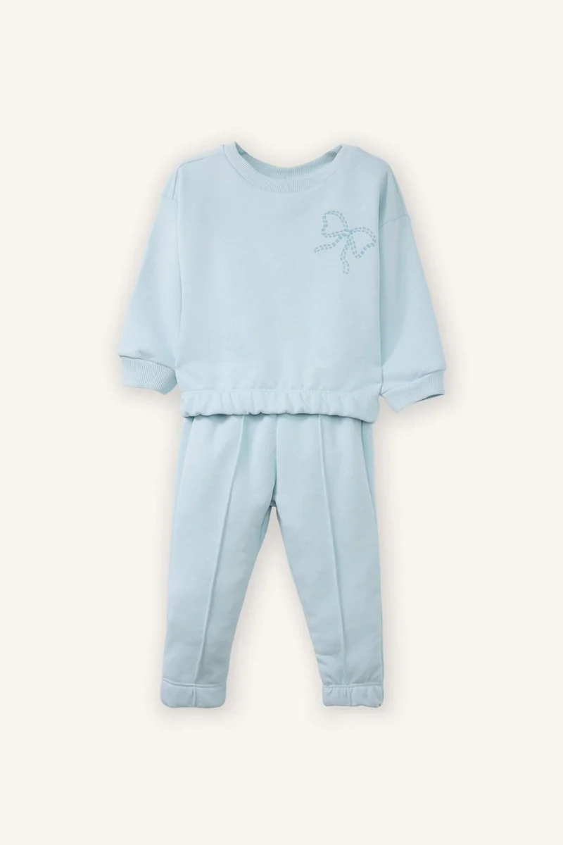 ديفاكتو Baby Girl Sweatshirt and Jogging 2 Piece Set