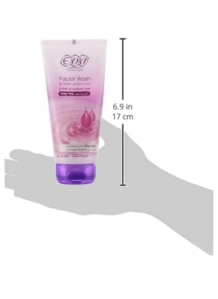 Eva Eva Facial Wash and Make-up Remover Enriched with Glycerin for Dry Skin 150ml 2pcs  - Image 2