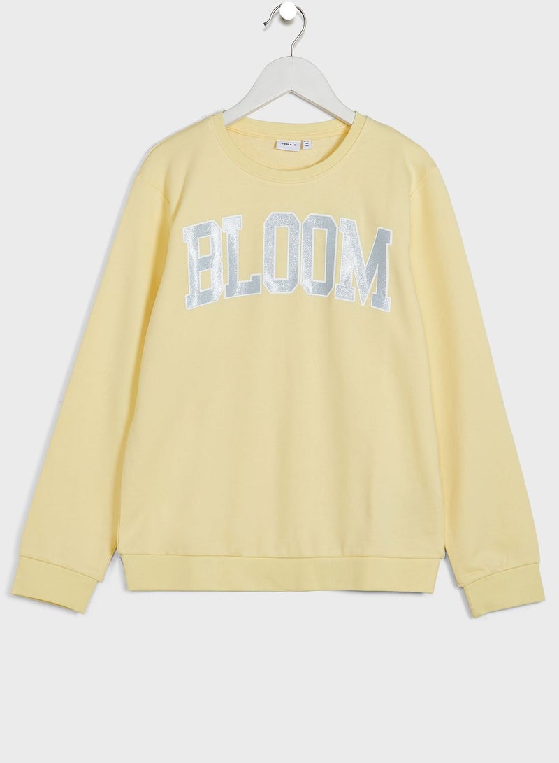 نيم ات سويت شيرت بلوم للأطفال - Image 1