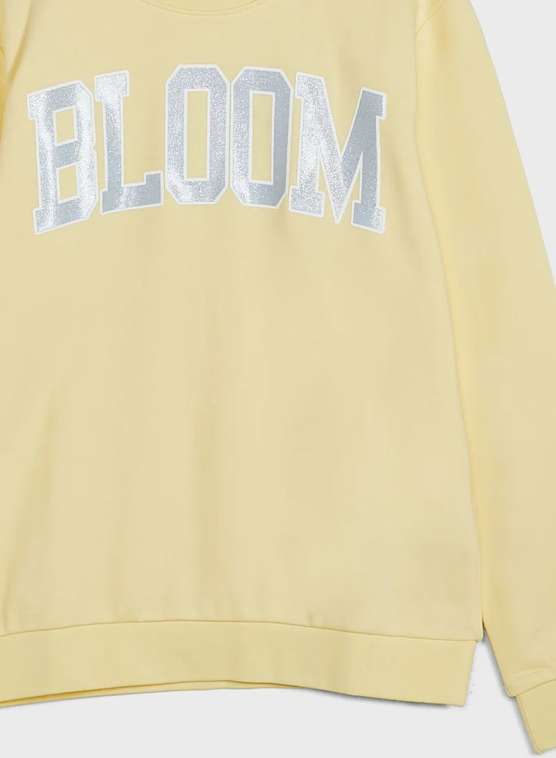 NAME IT Kids Bloom Sweatshirt
