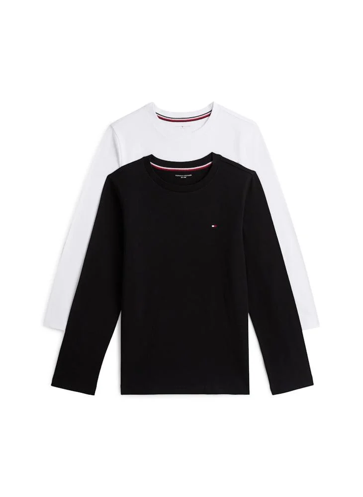 تومي هيلفيغر Kids 2 Pack Crew Neck T-Shirt