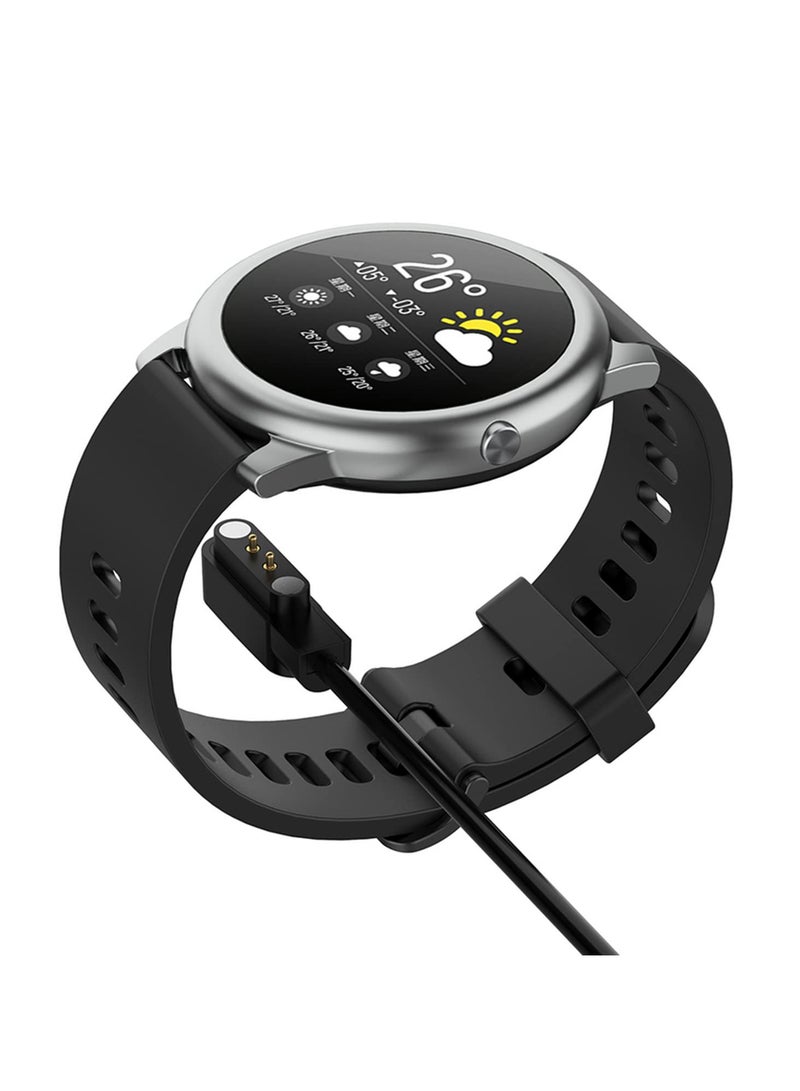 1M USB Charger for Xiaomi Haylou Solar LS05 Fast Charging Cable Cradle Dock Power Adapter Smart Watch Accessories - Image 1