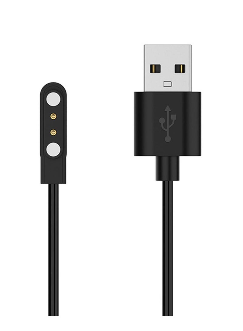 1M USB Charger for Xiaomi Haylou Solar LS05 Fast Charging Cable Cradle Dock Power Adapter Smart Watch Accessories - Image 2