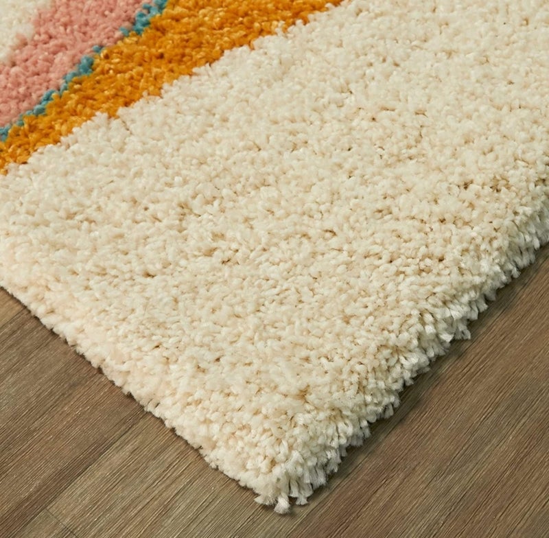 FRESH FROM LOOM Royal Heritage Edition Large 48 x 72 Inch Carpets for Home,Premium Shaggy Fur Rug Runner,Anti-Skid Bedroom Carpet,Premium Carpets for Living Area Office Sofa Room(4x6 feet),Multicolor - Image 3