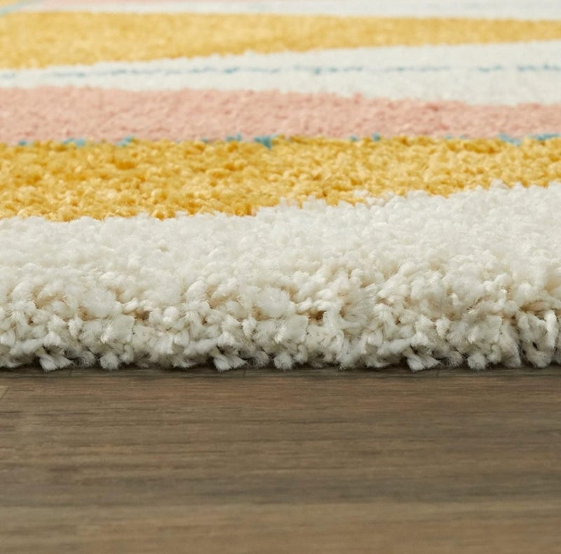 FRESH FROM LOOM Royal Heritage Edition Large 48 x 72 Inch Carpets for Home,Premium Shaggy Fur Rug Runner,Anti-Skid Bedroom Carpet,Premium Carpets for Living Area Office Sofa Room(4x6 feet),Multicolor - Image 2