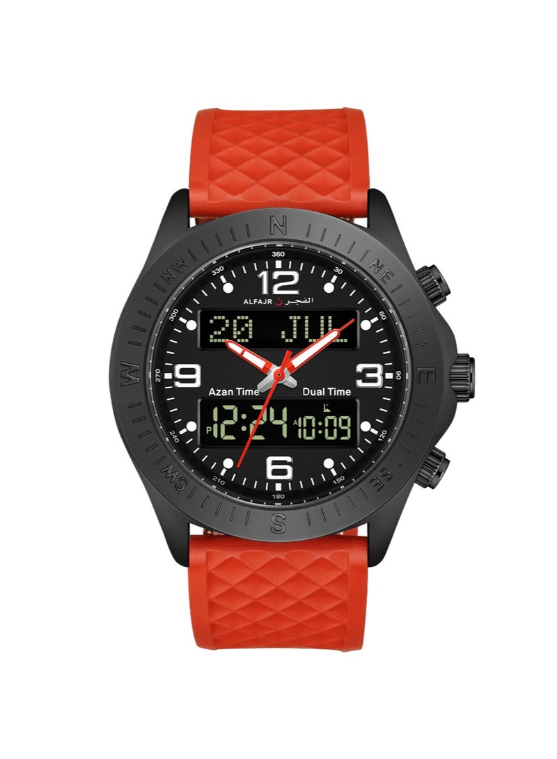 الفجر ساعة رقمية مقاومة للماء WH-24B-ORANGE