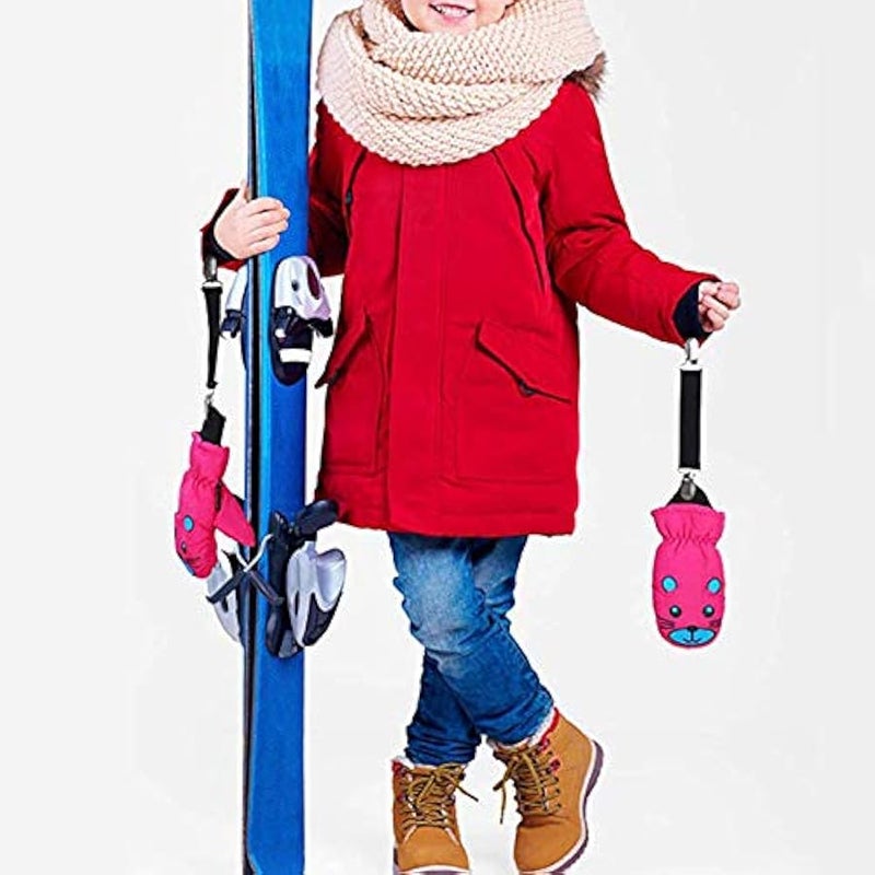 Winter Mitten Clips Elastic Stainless Steel Gloves Clips for Toddler Kids Adults Dress Cinch Sweater Cardigan Shawl Clip - Image 3