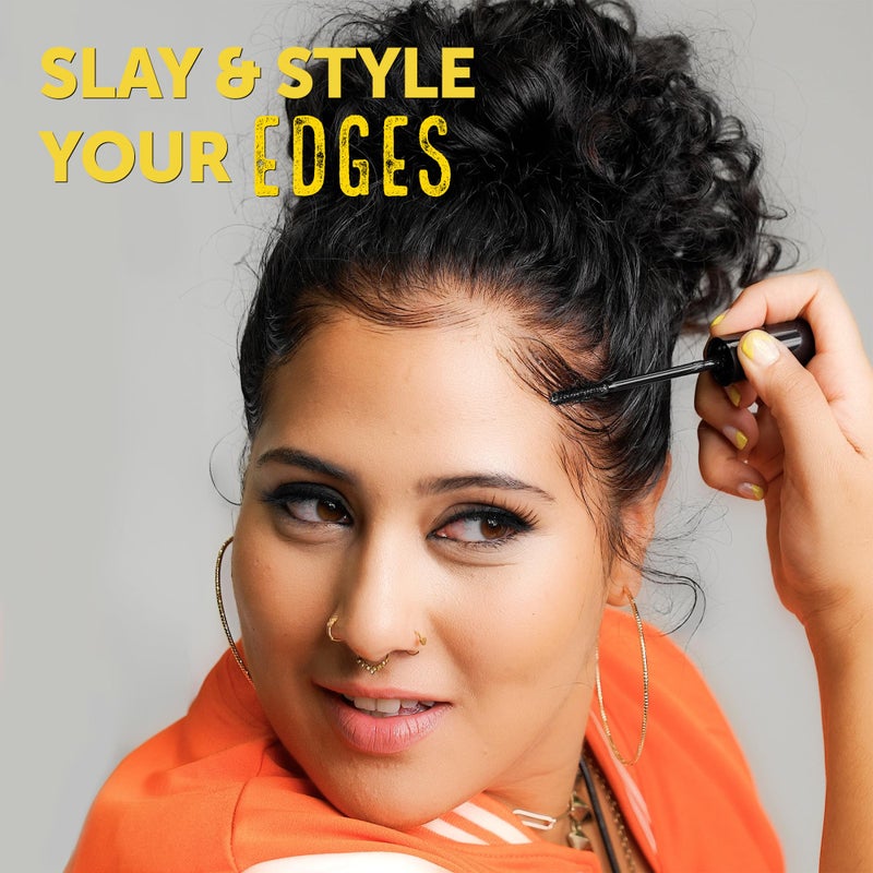 got2b Glued 2-in-1 Brow Gel & Edge Control, 0.54 Fl Oz, Strong Hold Styling Eyebrow Gel and Hair Mascara for Flyaways and Frizz with Castor Oil, Sweat-Resistant with Quick Dry, Clear Finish - Image 5