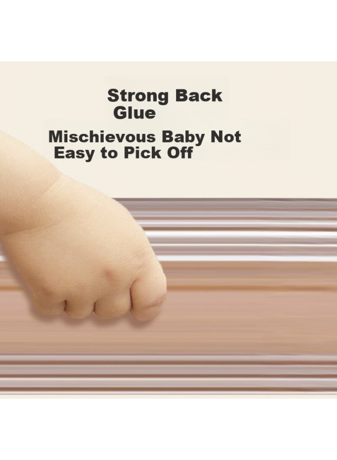 Lovebox Lovebebe Child Anti-collision Transparent Hollowed-out Collision-proof Sticker Buffer Soft Edge Strip Baby Safety Table Sticker 4m S310 - Image 4