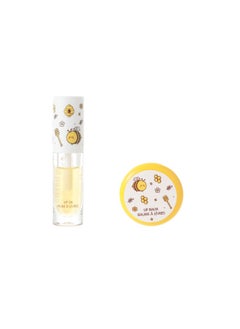Miniso Keep your lips soft and hydrated with this nourishing lip care set featuring balm and oil. 