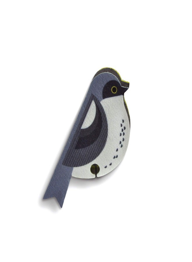 Sur La Table Genuine Fred Perched Bird Sponges, Set of 4 Sponges with Suction Cup Wooden Perch, Clever, Modern Design with Multilayer sponges, Non-Scratch and Safe for Cookware - Image 5