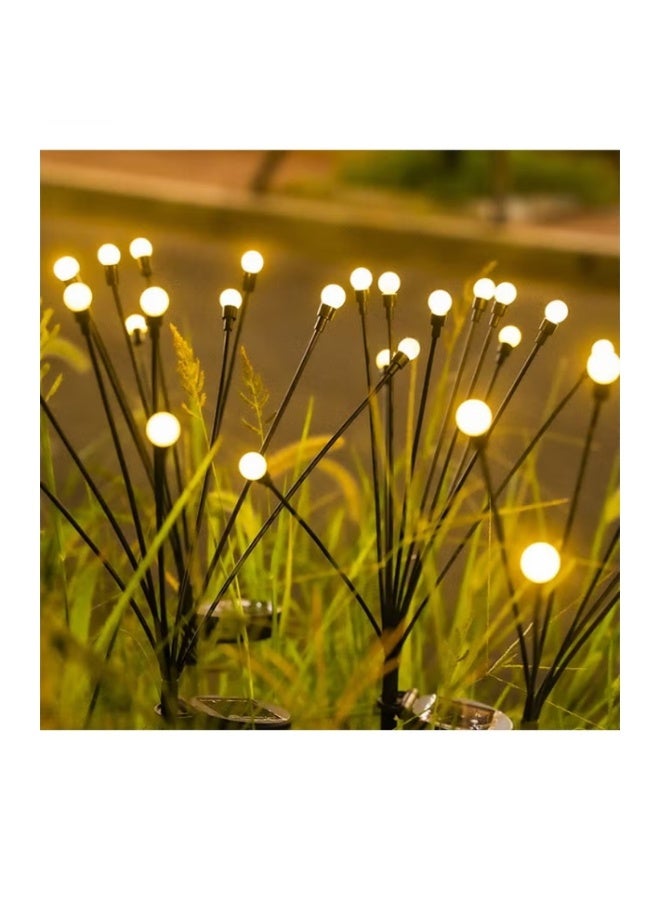 Solar Outdoor Garden Lights, Waterproof 8 Color Changing LED Firefly Swaying Design, 2-Pack - Image 5