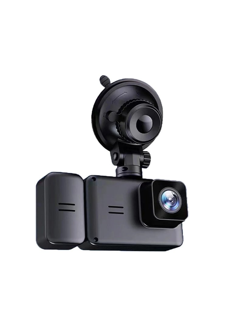 BlueFire 3-Cameras 1080P WiFi Dash Cam | Front + Inside + Rear | Night Vision, Parking Monitor, Collision Lock – Ultimate Driving Recorder with 2" Screen for All Vehicles  - Image 2