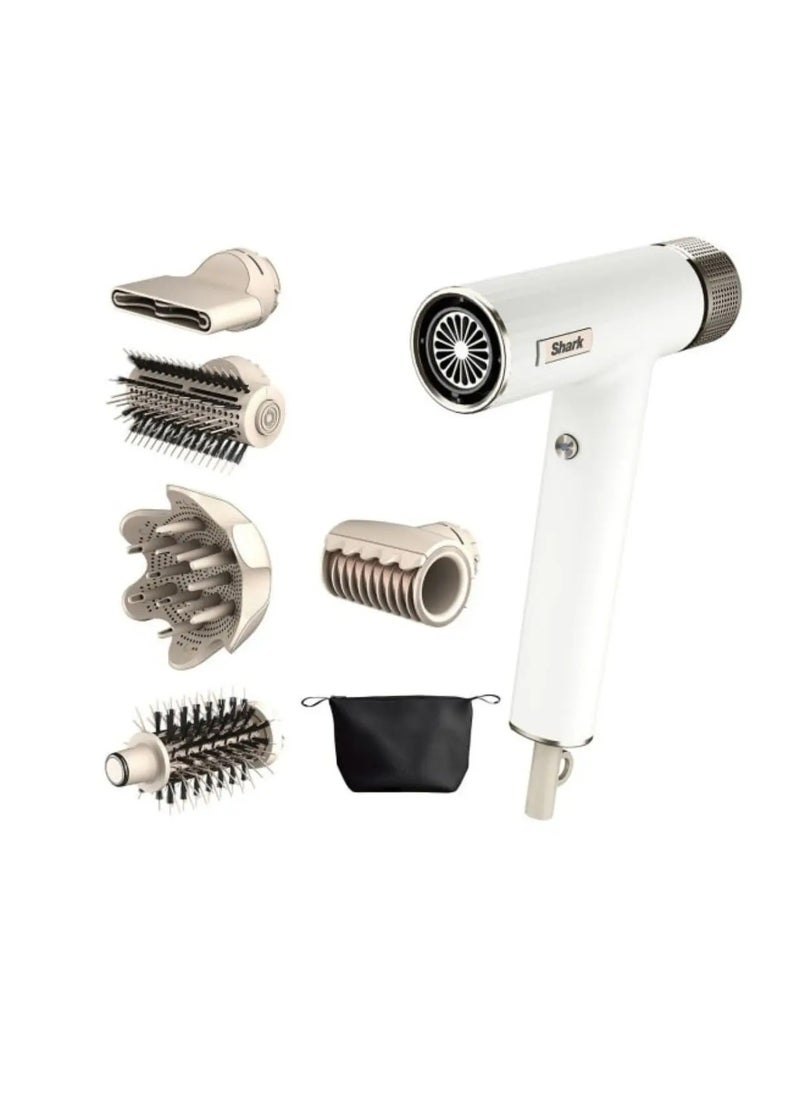 Shark Shark Air Styler SpeedStyle RapidGloss Finisher & High-Velocity Hair Dryer,Powerful, Lightweight, with Storage Bag, Silk, HD352ME  - Image 1