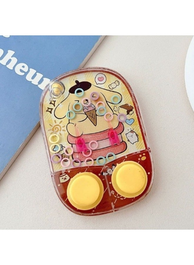 Sanrio Kulomi Water Machine Big Ear Dog Ring Game Machine Merlot Pudding Dog Nostalgia Water Machine Batch-Specifications:Yellow Game Water Machine  - Image 5