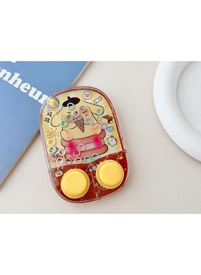 Sanrio Kulomi Water Machine Big Ear Dog Ring Game Machine Merlot Pudding Dog Nostalgia Water Machine Batch-Specifications:Yellow Game Water Machine  - Image 1