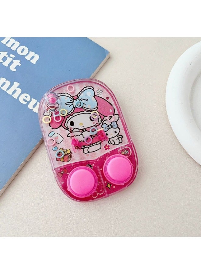 Sanrio Kulomi Water Machine Big Ear Dog Ring Game Machine Merlot Pudding Dog Nostalgia Water Machine Batch-Specifications:Yellow Game Water Machine  - Image 3