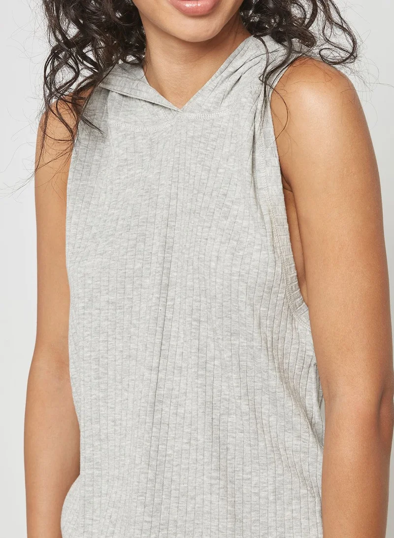 Ivy Park Racer Back Hooded Tank Top