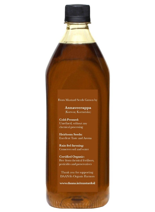 Daana Mustard Oil For Skin: Certified Usda Organic Extra Virgin Cold Pressed - Image 3