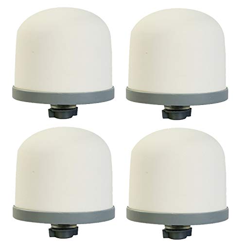 Huining Ceramic Dome Filter, Replacement for Water Pre-Filtration Unit, 0.15 to 0.5 Micron, Household Water Bucket Filtration System (4pcs) - Image 1