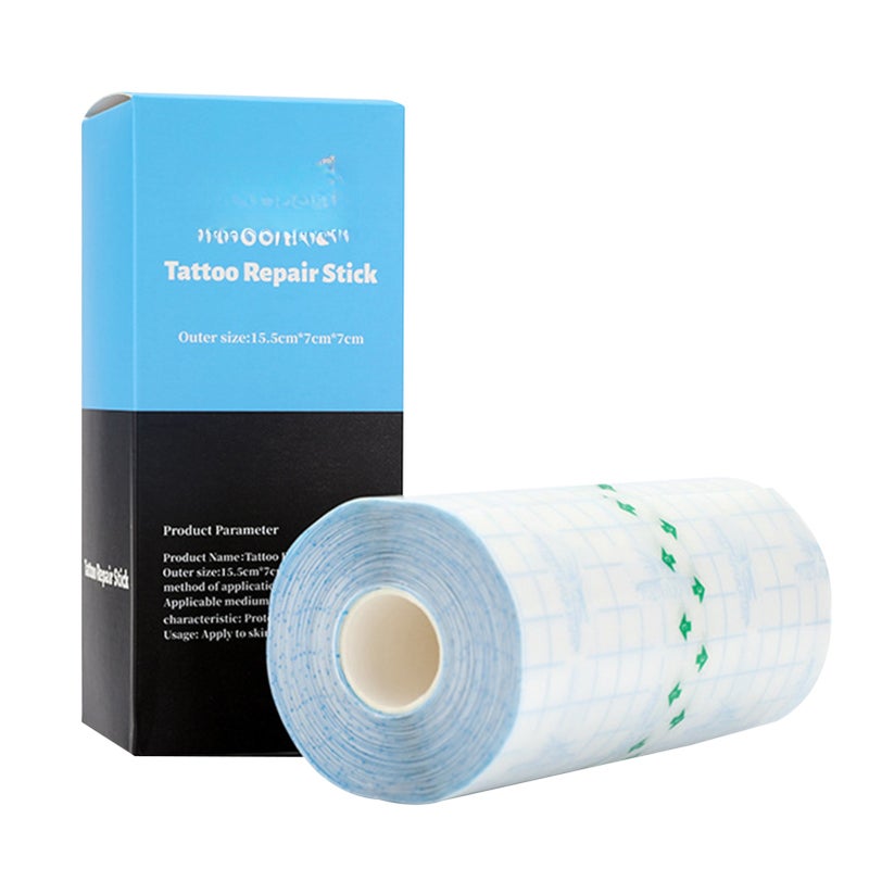 Tattoo Repair Stick Transparent Adhesive Breathable Waterproof Repair Film Anti-scar Tattoo Care Film - Image 1
