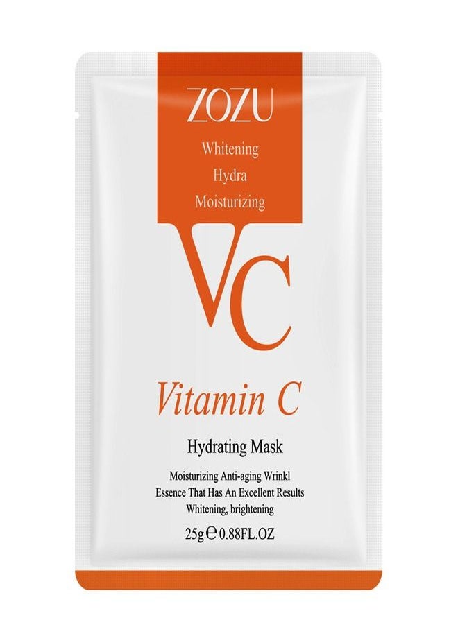 Zozu Vitamin C Whitening & Moisturizing Face Mask Get Ready For A Radiant Facial Complexion  - Image 1