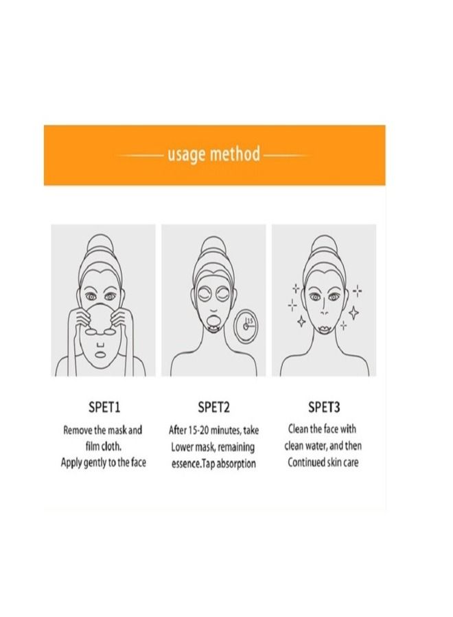 Vitamin C Whitening & Moisturizing Face Mask Get Ready For A Radiant Facial Complexion