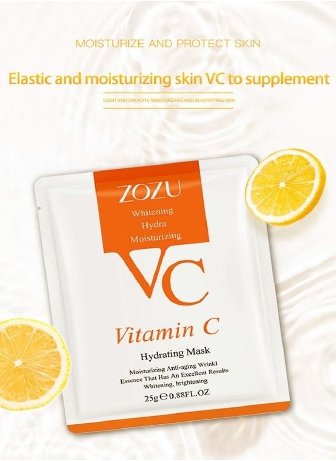 Zozu Vitamin C Whitening & Moisturizing Face Mask Get Ready For A Radiant Facial Complexion  - Image 2